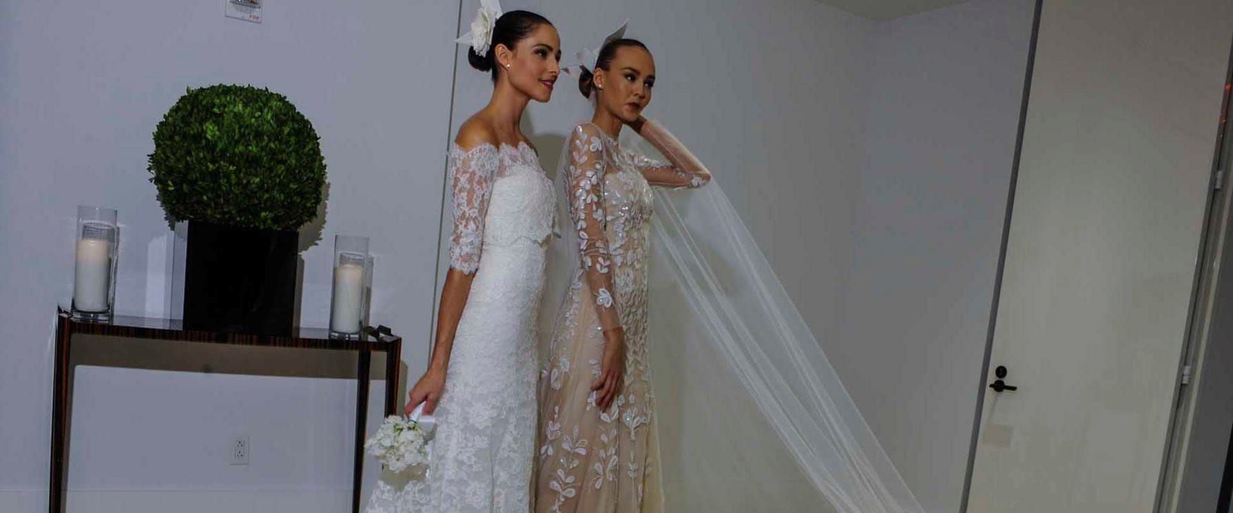 modelos novias en una pasarela